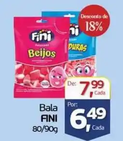 Cometa Supermercados Bala fini beijos oferta