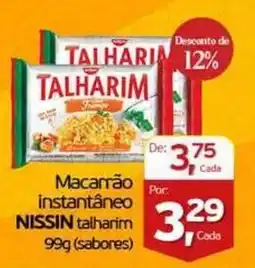 Cometa Supermercados Macarrão instantâneo nissin talharim oferta