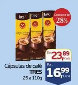 Cometa Supermercados Cápsulas de café TRES oferta