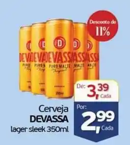 Cometa Supermercados Cerveja devassa lager sleek oferta