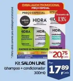 Cometa Supermercados Kit salon line (shampoo + condicionador) oferta