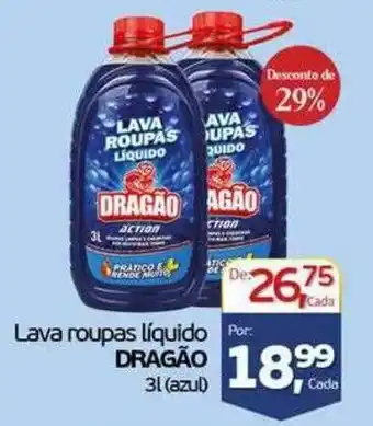 Lava roupas líquido dragão
