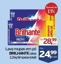 Cometa Supermercados Lava roupas em pó brilhante caixa oferta