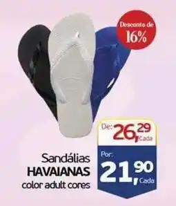 Cometa Supermercados Sandálias havaianas color adult cores oferta