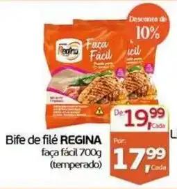 Cometa Supermercados Bife de filé regina faça fácil 700g (temperado) oferta