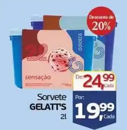 Cometa Supermercados Sorvete gelatt's oferta