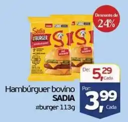 Cometa Supermercados Hambúrguer bovino SADIA oferta