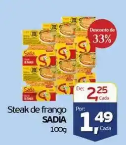 Cometa Supermercados Steak de frango sadia oferta