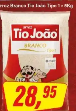 Rede Supermarket Arroz Branco Tio João Tipo 1 - 5Kg oferta