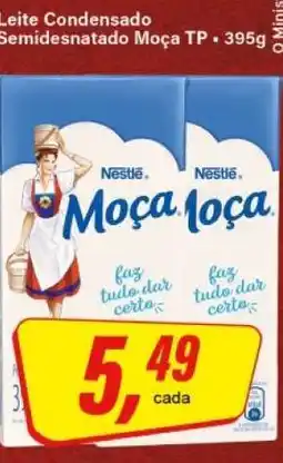 Rede Supermarket Leite Condensado Semidesnatado Moça TP oferta