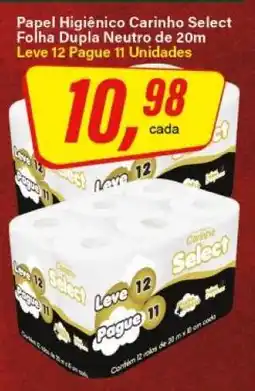 Rede Supermarket Papel Higiênico Carinho Select oferta