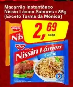 Rede Supermarket Macarrão Instantâneo Nissin Lámen Sabores oferta