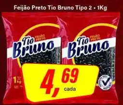 Rede Supermarket Feijão Preto Tio Bruno Tipo 2 oferta