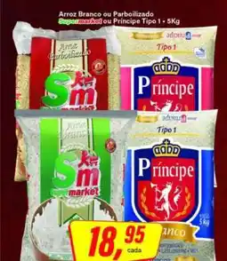 Rede Supermarket Arroz Branco ou Parboilizado oferta