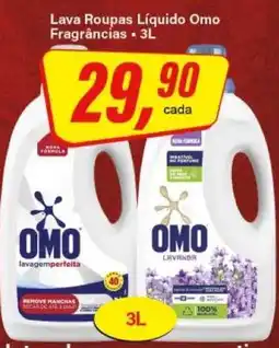 Rede Supermarket Lava Roupas Líquido Omo Fragrâncias oferta