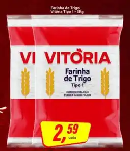 Rede Supermarket Farinha de Trigo Vitória Tipo 1 oferta