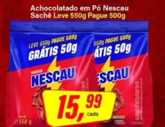 Rede Supermarket Achocolatado em Pó Nescau oferta