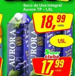 Rede Supermarket Suco de Uva Integral Aurora Tp oferta