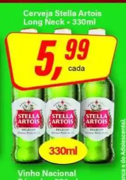 Rede Supermarket Cerveja Stella Artois Long Neck oferta
