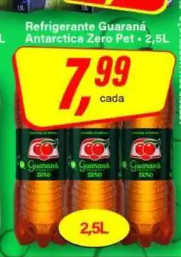 Rede Supermarket Refrigerante Guaraná Antarctica Zero Pet - 2,5L oferta