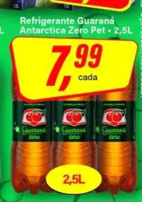 Refrigerante Guaraná Antarctica Zero Pet - 2,5L