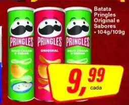 Rede Supermarket Batata Pringles Original e Sabores oferta