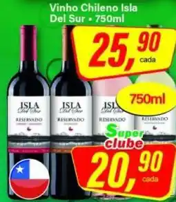 Rede Supermarket Vinho Chileno Isla Del Sur oferta