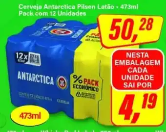 Rede Supermarket Cerveja Antarctica Pilsen Latão oferta