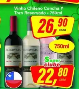 Rede Supermarket Vinho Chileno Concha Y Toro Reservado oferta