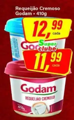 Rede Supermarket Requeijão Cremoso Godam oferta