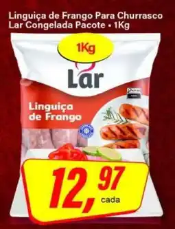 Rede Supermarket Linguiça de Frango Para Churrasco Lar Congelada Pacote oferta