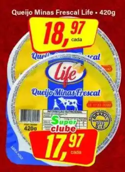 Rede Supermarket Queijo Minas Frescal Life 420g oferta