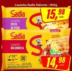 Rede Supermarket Lasanha Sadia Sabores oferta
