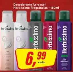 Rede Supermarket Desodorante Aerossol Herbíssimo Fragrâncias oferta