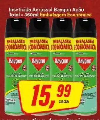 Rede Supermarket Inseticida Aerossol Baygon Ação Total oferta