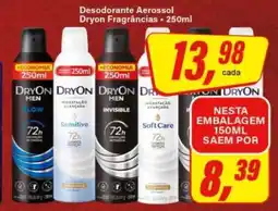 Rede Supermarket Desodorante Aerossol Dryon Fragrâncias oferta