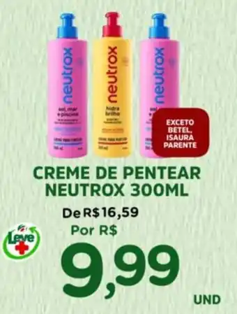 Creme de pentear neutrox