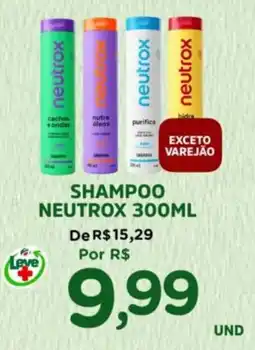 Araújo Supermercados Shampoo neutrox 300ml oferta