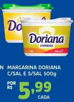 Bergamais Supermercados Margarina doriana cremosa oferta