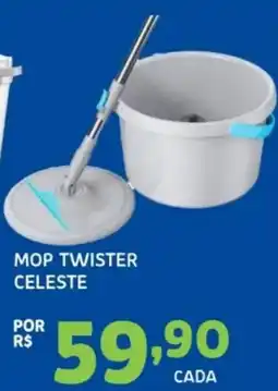 Bergamais Supermercados Mop twister celeste oferta