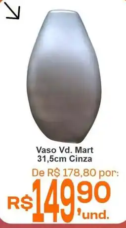 Cocipa Vaso Vd. Mart Cinza oferta