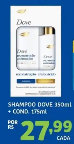 Bergamais Supermercados Shampoo dove reconstrução aminoácido oferta