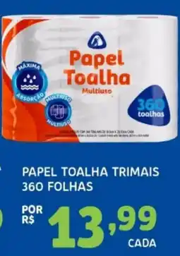 Bergamais Supermercados papel toalha trimais oferta
