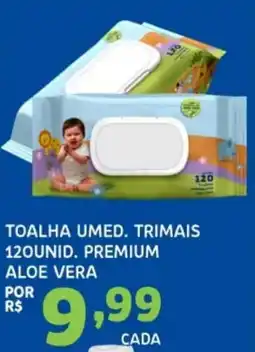 Bergamais Supermercados Toalha umed. trimais premium aloe vera oferta