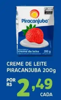 Bergamais Supermercados Creme de leite piracanjuba oferta