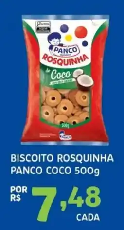 Bergamais Supermercados Biscoito rosquinha panco coco oferta