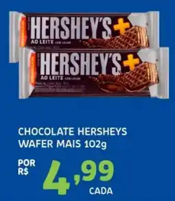 Bergamais Supermercados chocolate hersheys wafer mais oferta