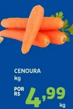 Bergamais Supermercados cenoura oferta