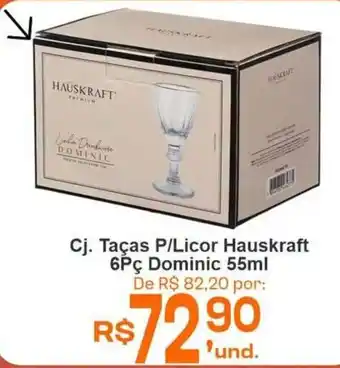 Taças p/licor haus Kraft