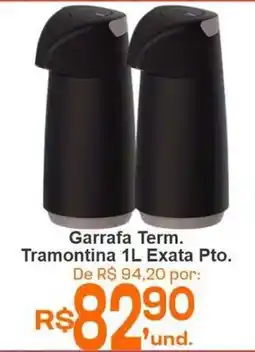 Cocipa Garrafa Term. Tramontina 1L Exata Pto. oferta